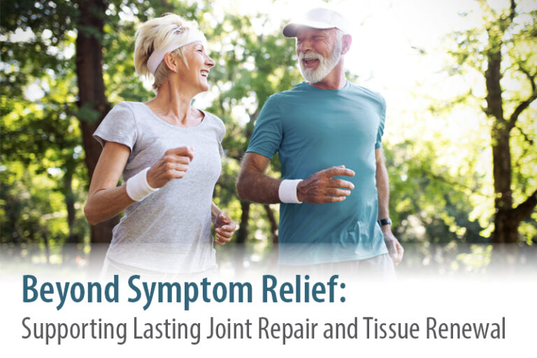 Beyond Symptom Relief: Supporting Lasting Joint Repair and Tissue ...