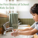 Schoolchildren in a classroom, illustrating back-to-school immune challenges in the first weeks of school