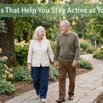Older adult staying active, illustrating mitochondrial health and muscle and bone maintenance with age